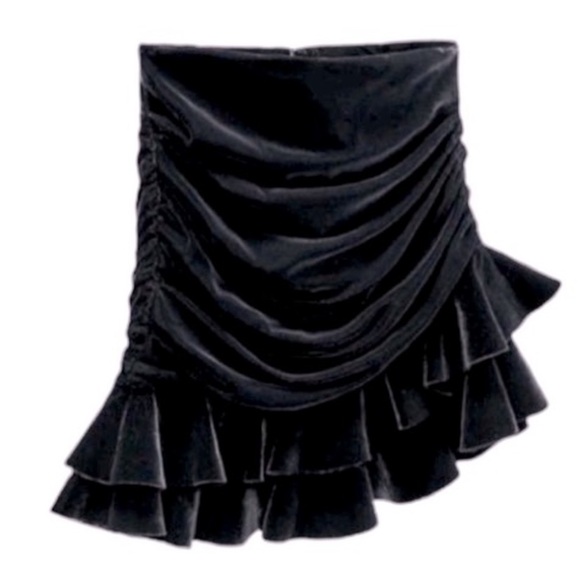 Zara Draped Mini Skirt - Picture 1 of 4